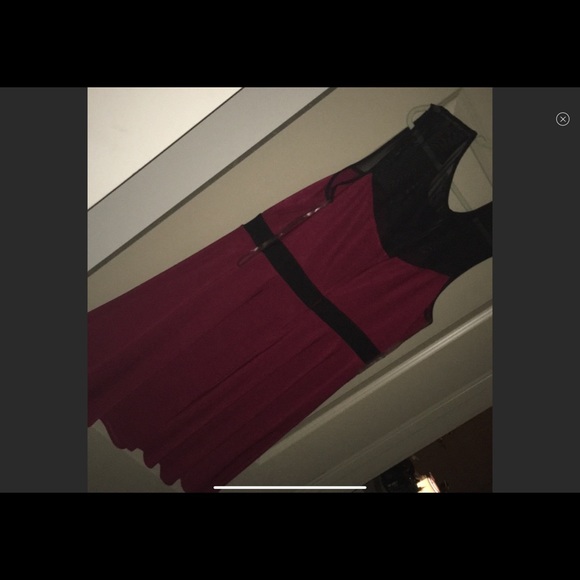 REPOST - Red and Black Dress - Picture 2 of 2